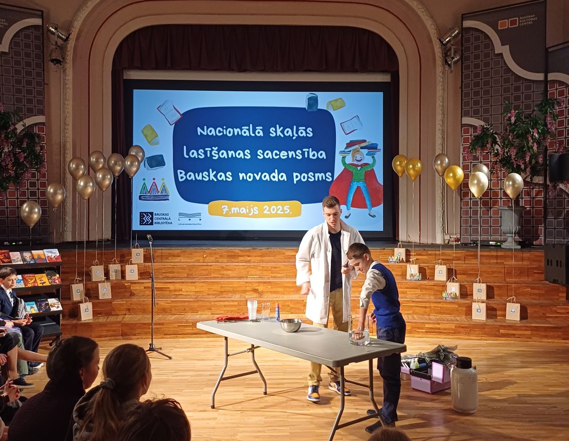 Nacionālās Skaļās lasī&scaron;anas sacensību Bauskas novada posms