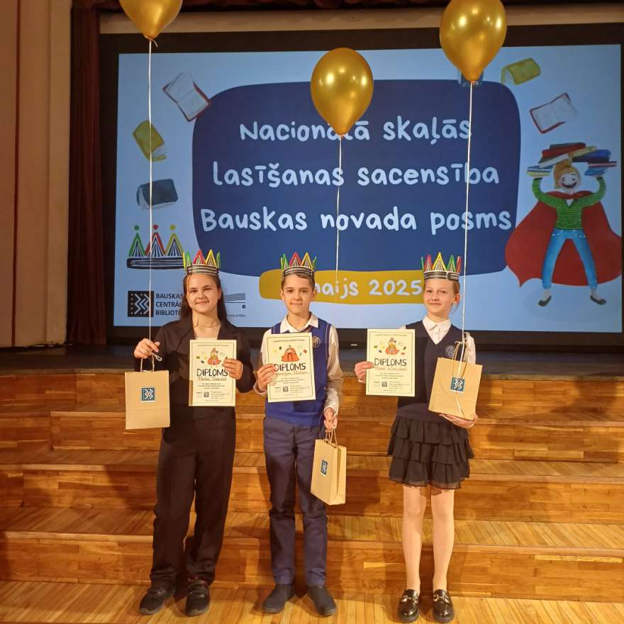 Nacionālās Skaļās lasīšanas sacensību Bauskas novada posms