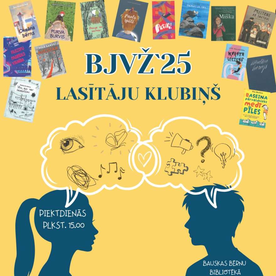 BJVŽ 2025 Lasītāju klubiņš Bauskas Bērnu bibliotēkā