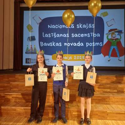 Nacionālās Skaļās lasī&scaron;anas sacensību Bauskas novada posms