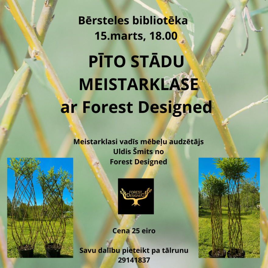 Pīto stādu meistarklase