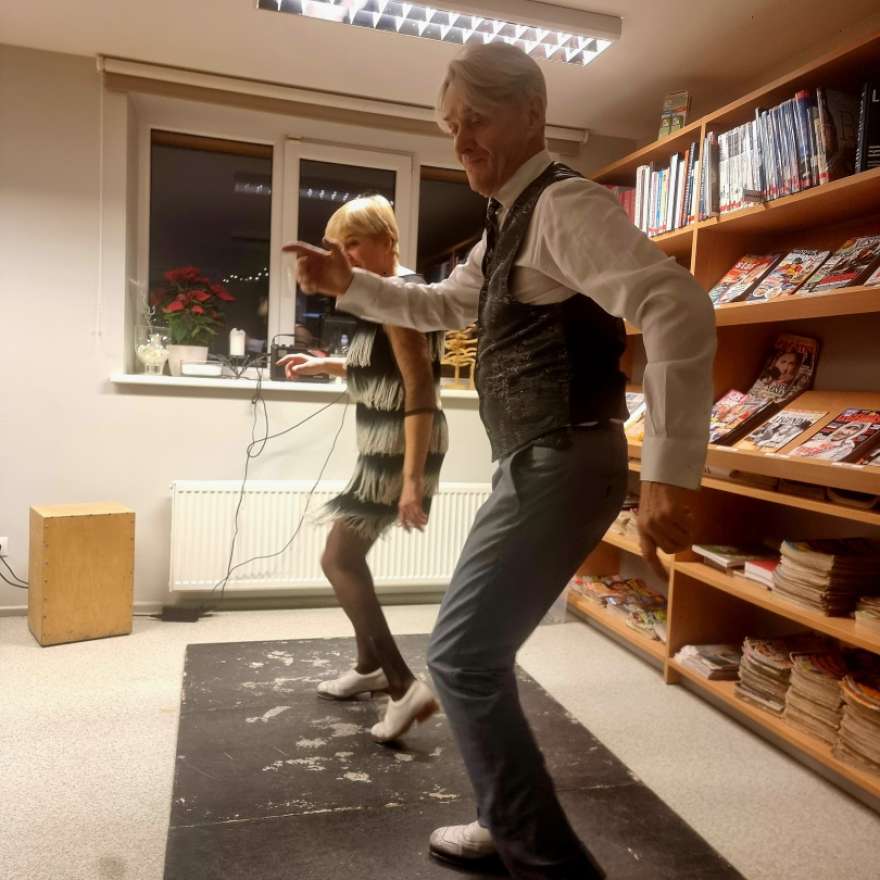 Tikšanās ar stepa dejotāju Māri Pūri