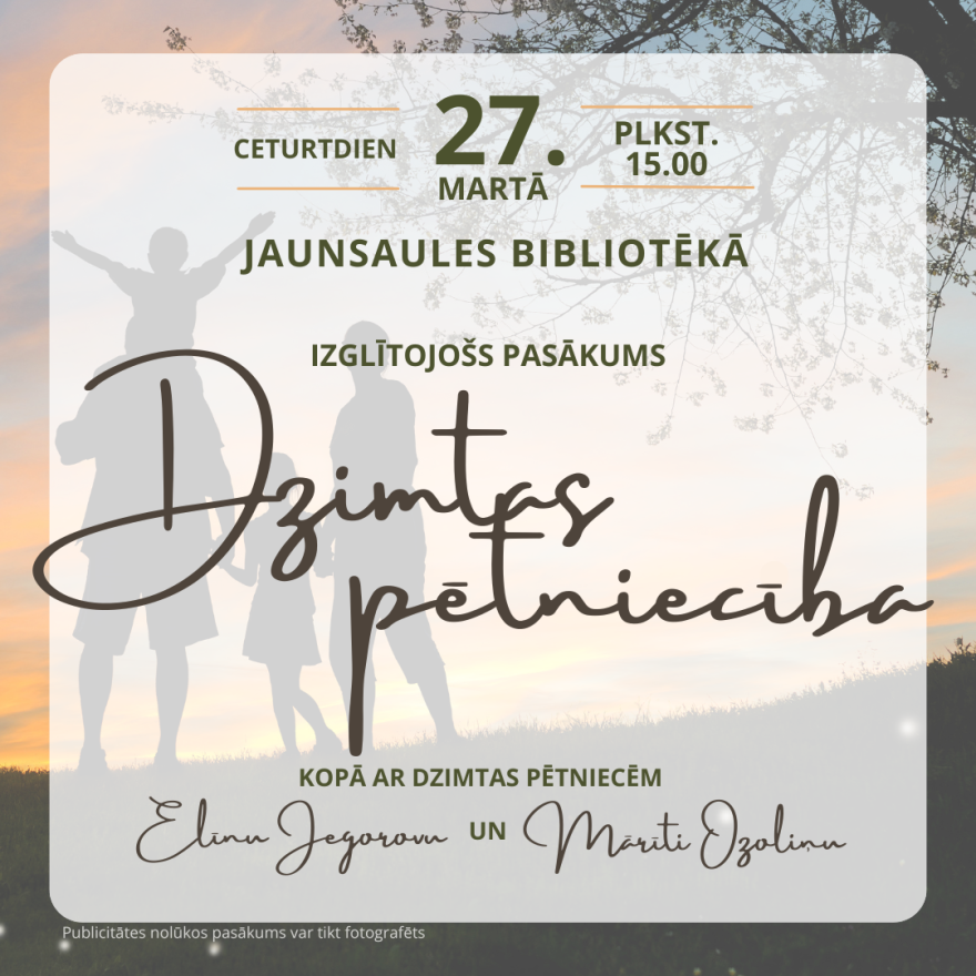 Dzimtas pētniecība Jaunsaulē