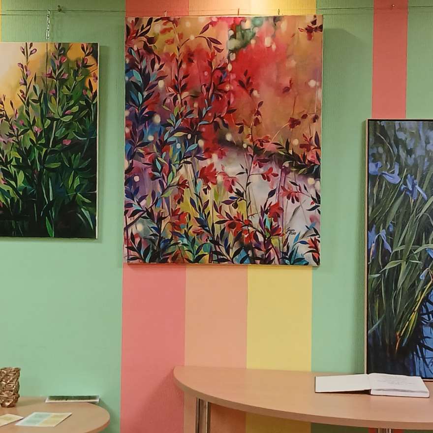 Ingas Šleseres - Gražules dabas gleznu izstāde