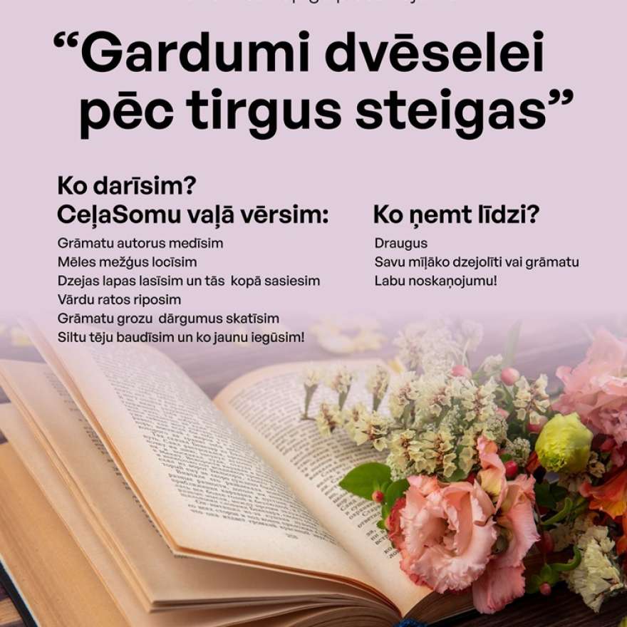 Gardumi dvēselei bez tirgus steigas