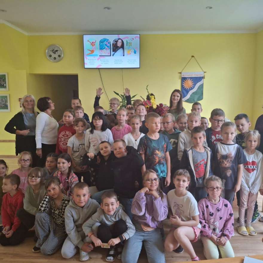 Aizvadīta tikšanās ar grāmatu autori un ilustratori Daci Krēsliņu