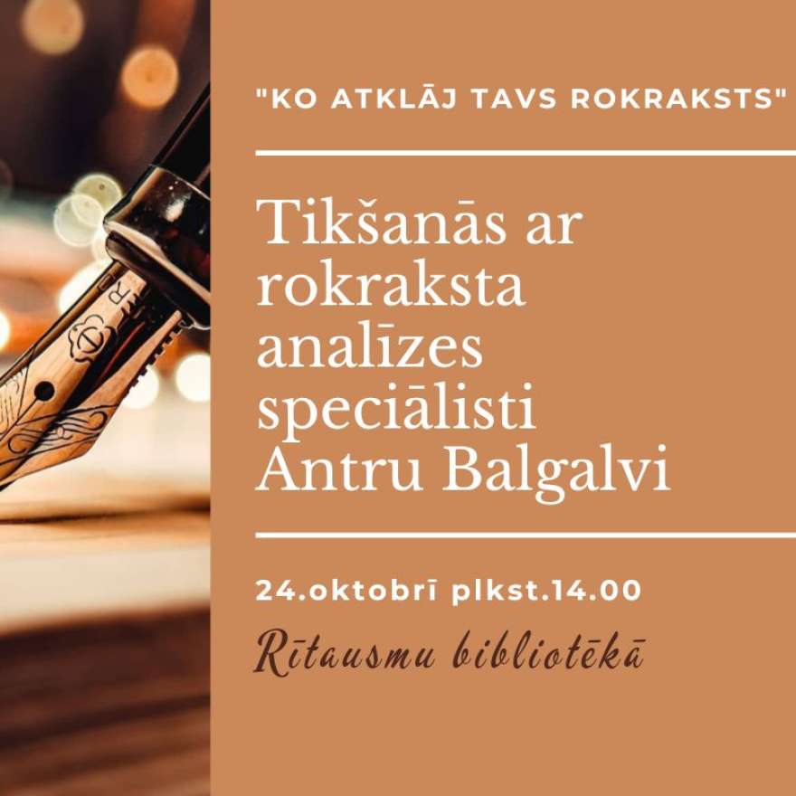 Ko atklāj tavs rokraksts