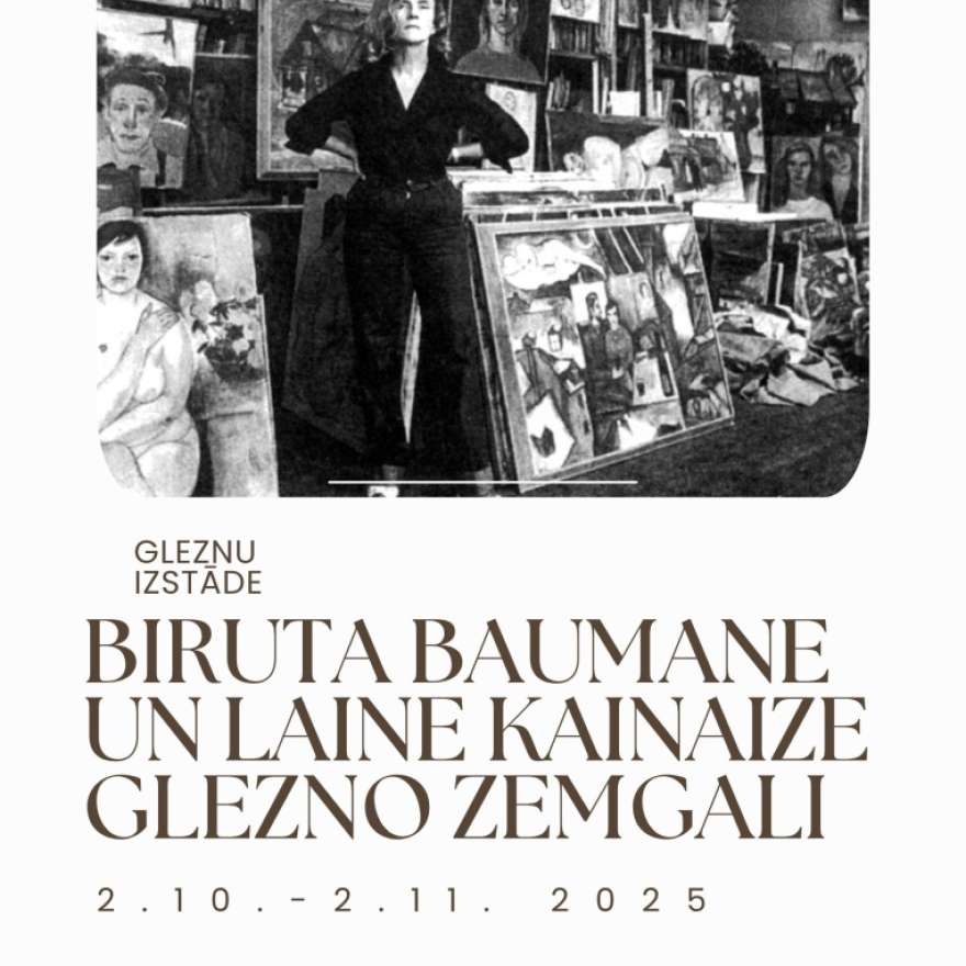 Biruta Baumane un Laine Kainaize glezno Zemgali