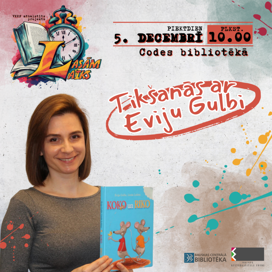Lasāmlaiks Codē: tikšanās ar Eviju Gulbi