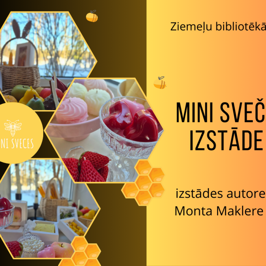 Sveču mēneša ietvaros Ziemeļu bibliotēkā – īpaša izstāde