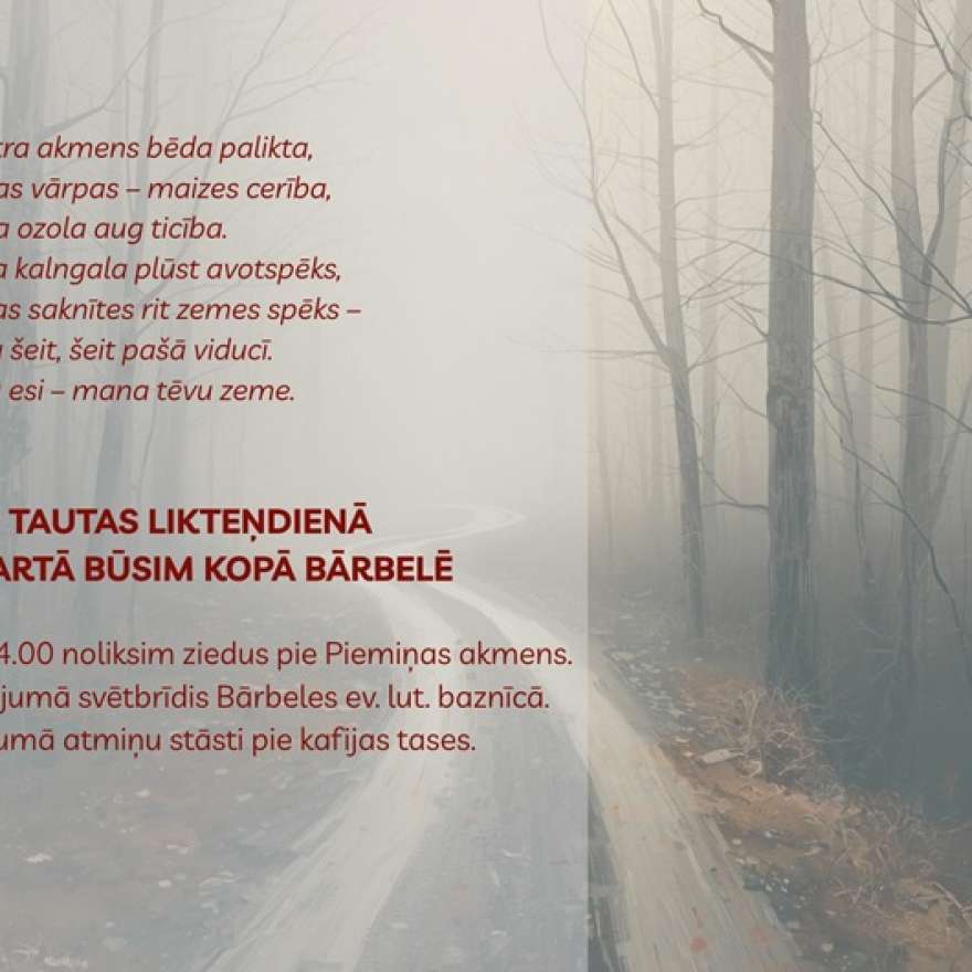 Komunistiskā genocīda upuru piemiņas diena Bārbelē