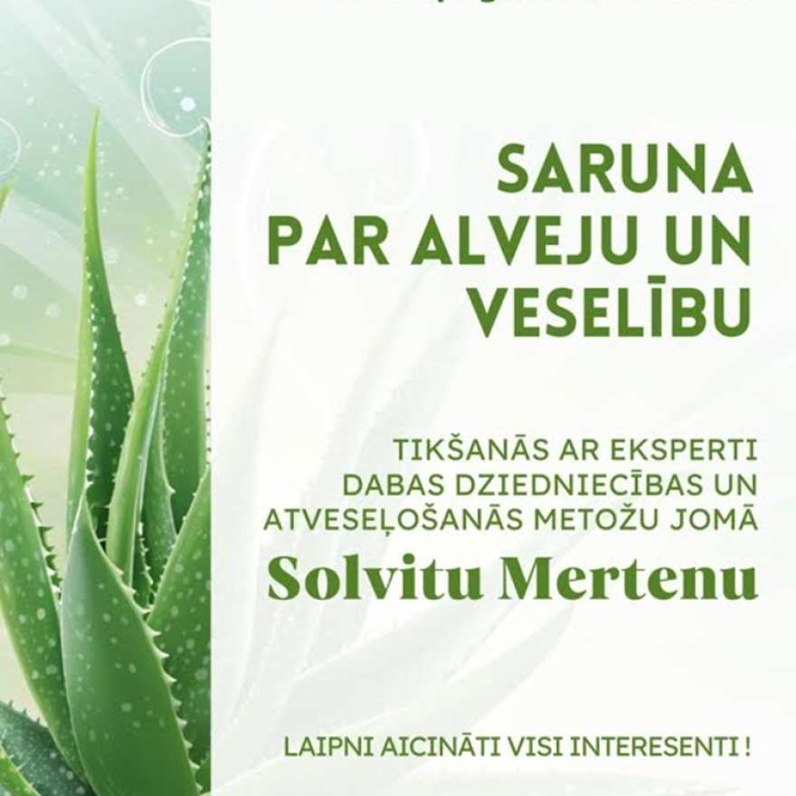 Saruna par alveju un veselību
