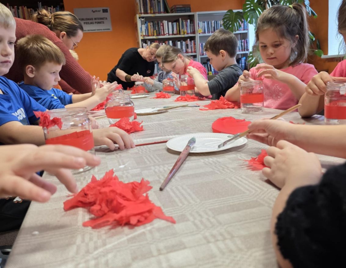Lāčplē&scaron;a diena Bērsteles bibliotēkā