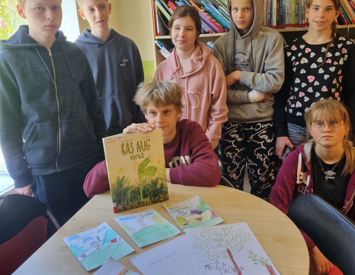 Bibliotekārā stunda sadarbībā ar Zālītes pamatskolu