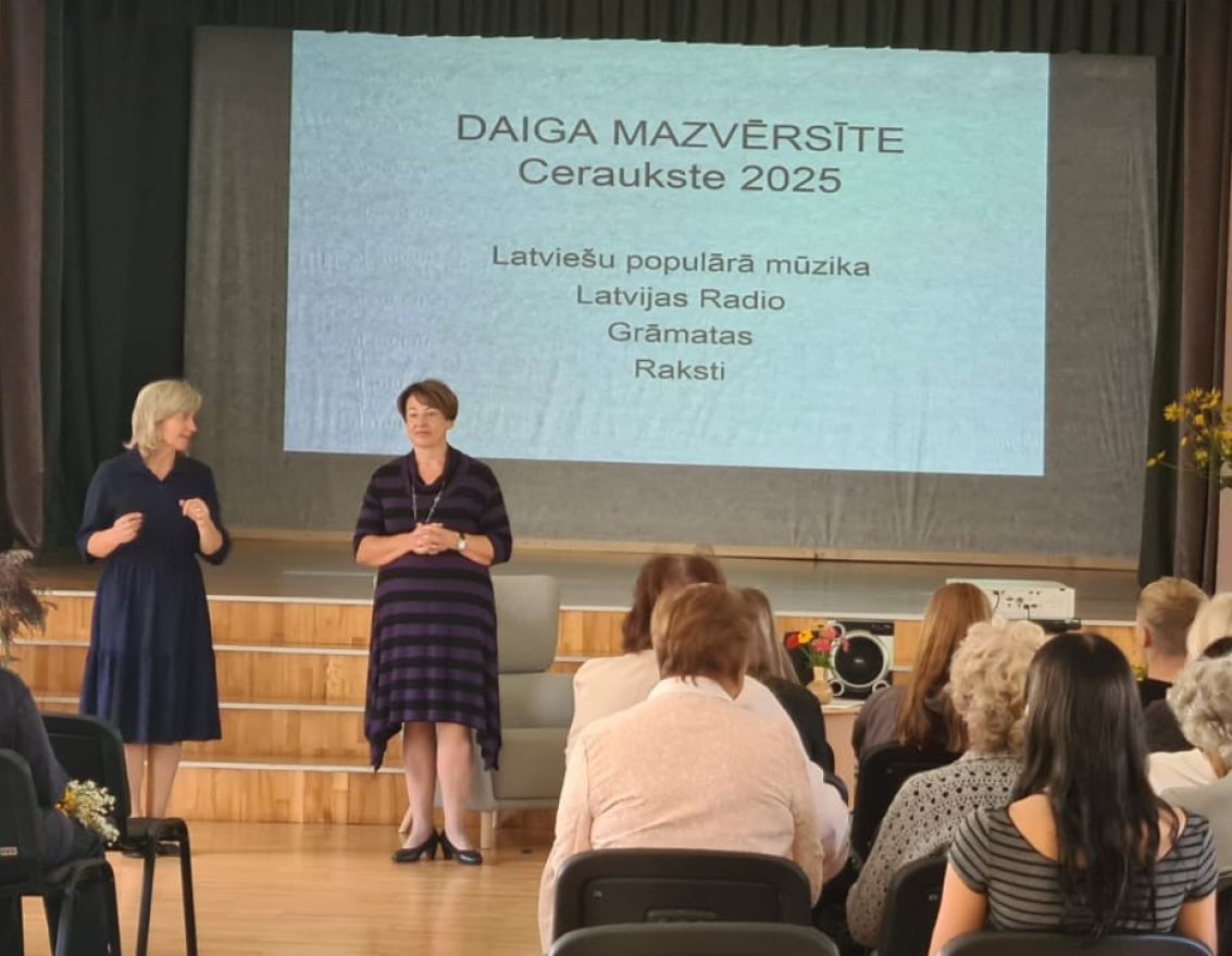 Aizvadīta tik&scaron;anās ar latvie&scaron;u muzikoloģi, žurnālisti un radio personību Daigu Mazvērsīti