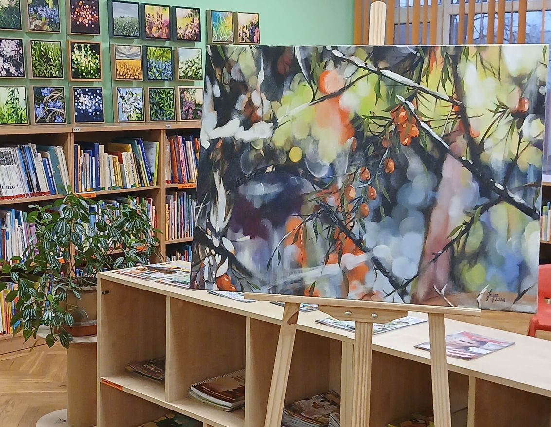 Ingas &Scaron;leseres - Gražules dabas gleznu izstāde