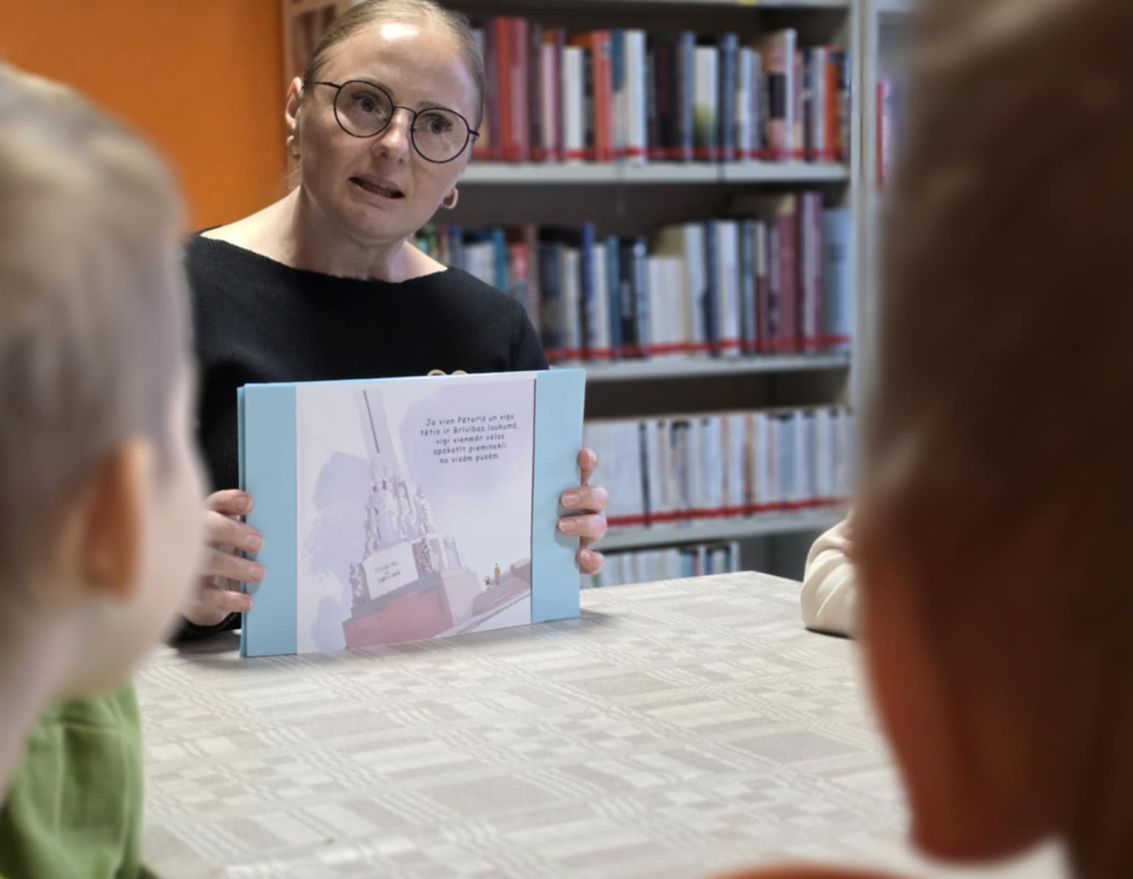 Lāčplē&scaron;a diena Bērsteles bibliotēkā