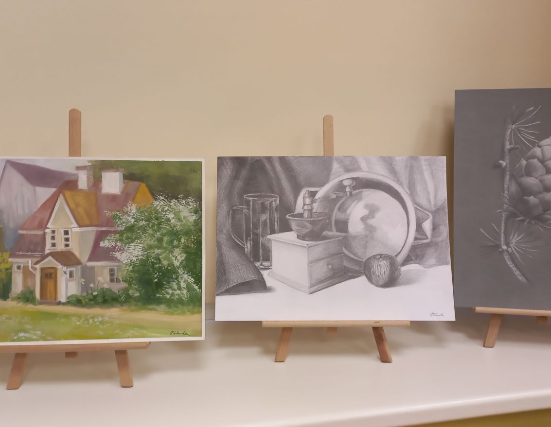 Studentes Milindas Austeres darbu izstāde