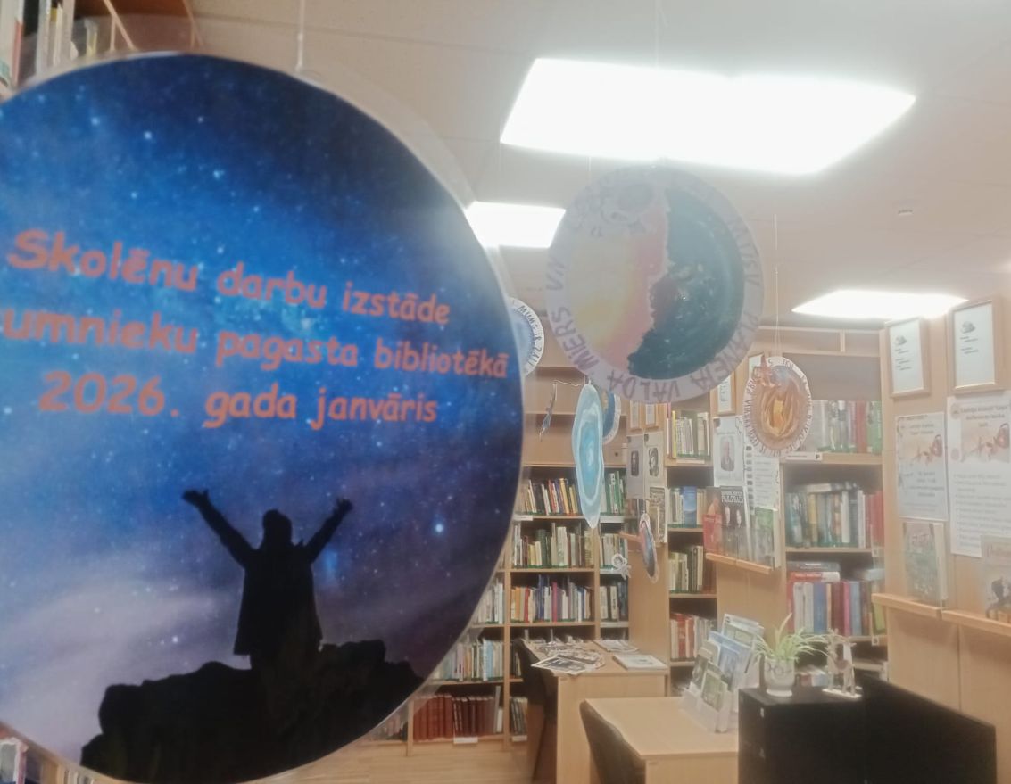 Izstādes bibliotēkā janvārī