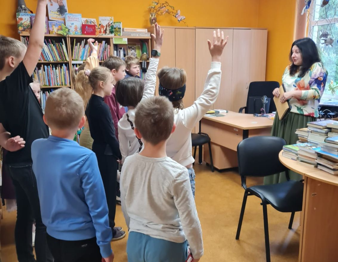 Bibliotēku nedēļa Vecumnieku pagasta bibliotēkā "Bibliotekārā stunda"