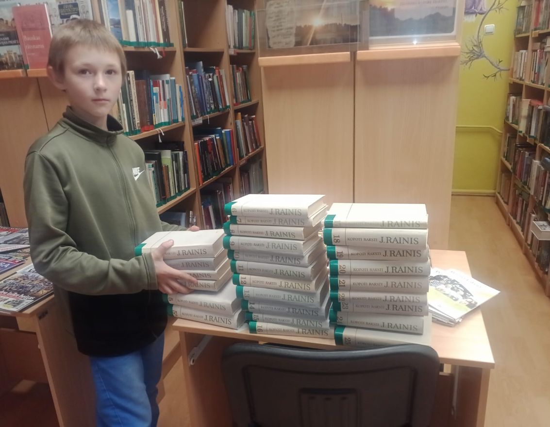 Labo darbu nedēļa Vecumnieku pagasta bibliotēkā