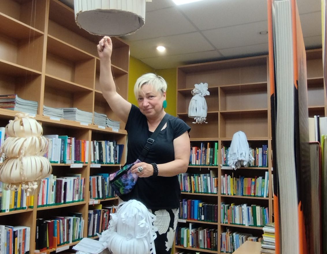 "Baroka laika parūkas" Vecumnieku bibliotēkā