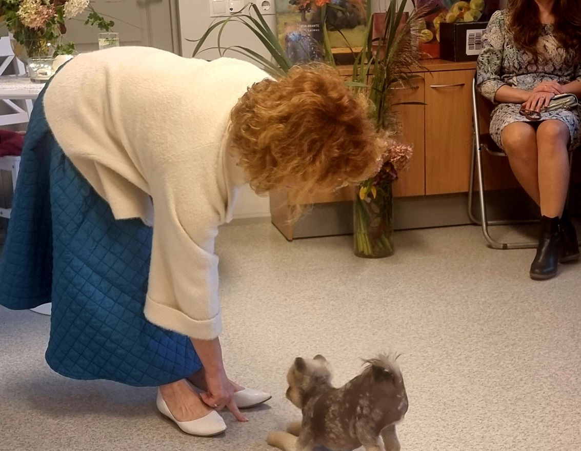 Tik&scaron;anās ar grāmatas "Laimes putekļi" autori Ievu Branti