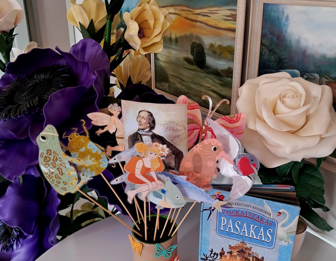 Pasaku rakstnieka Hansa Kristiana Andersena dzim&scaron;anas diena Zorģu bibliotēkā