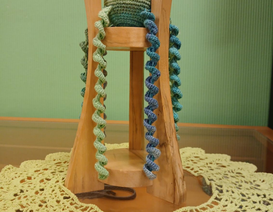 Anitas Piebalgas tamborējumu izstāde