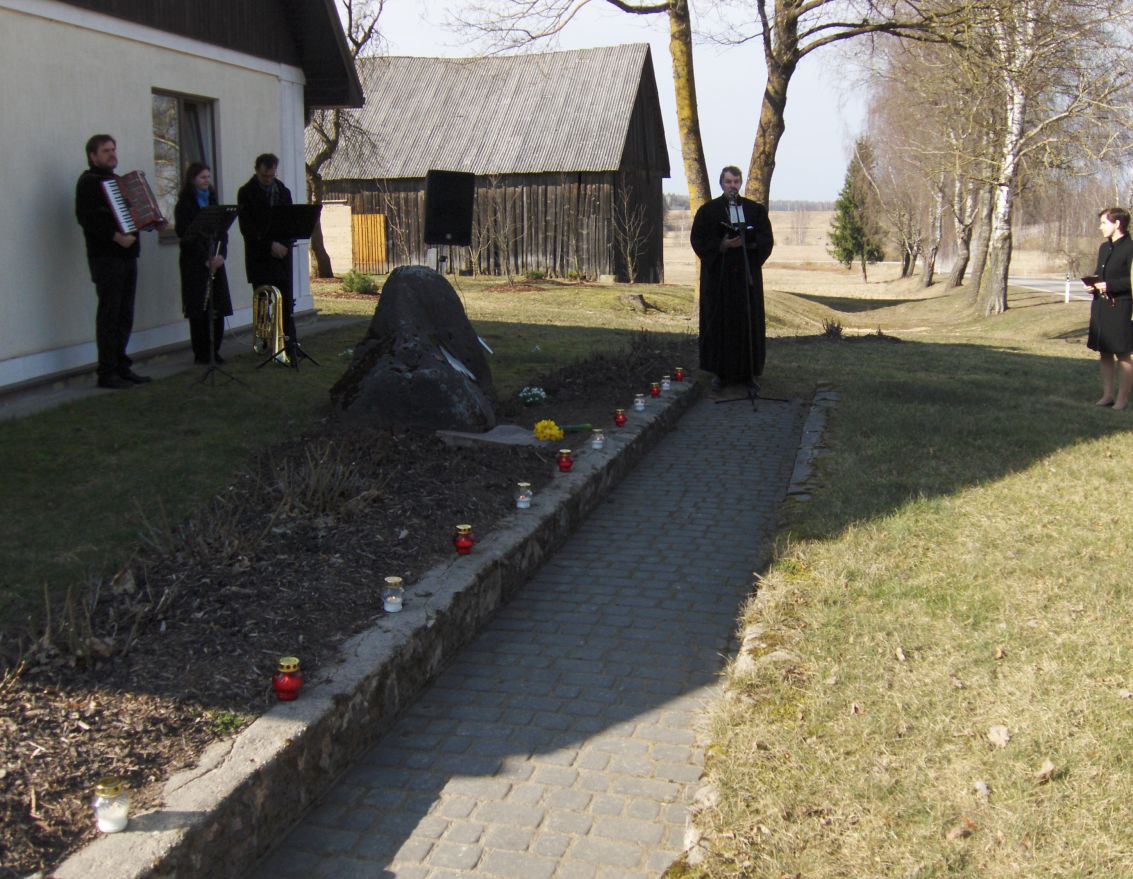 Represiju atceres dienas pasākums Bārbelē