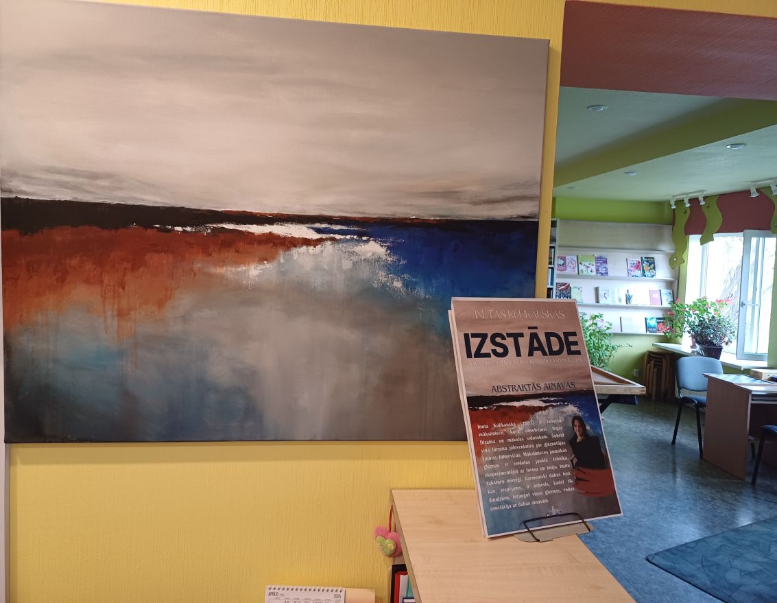 Inutas Kuļikauskas izstāde "Abstraktās ainavas"