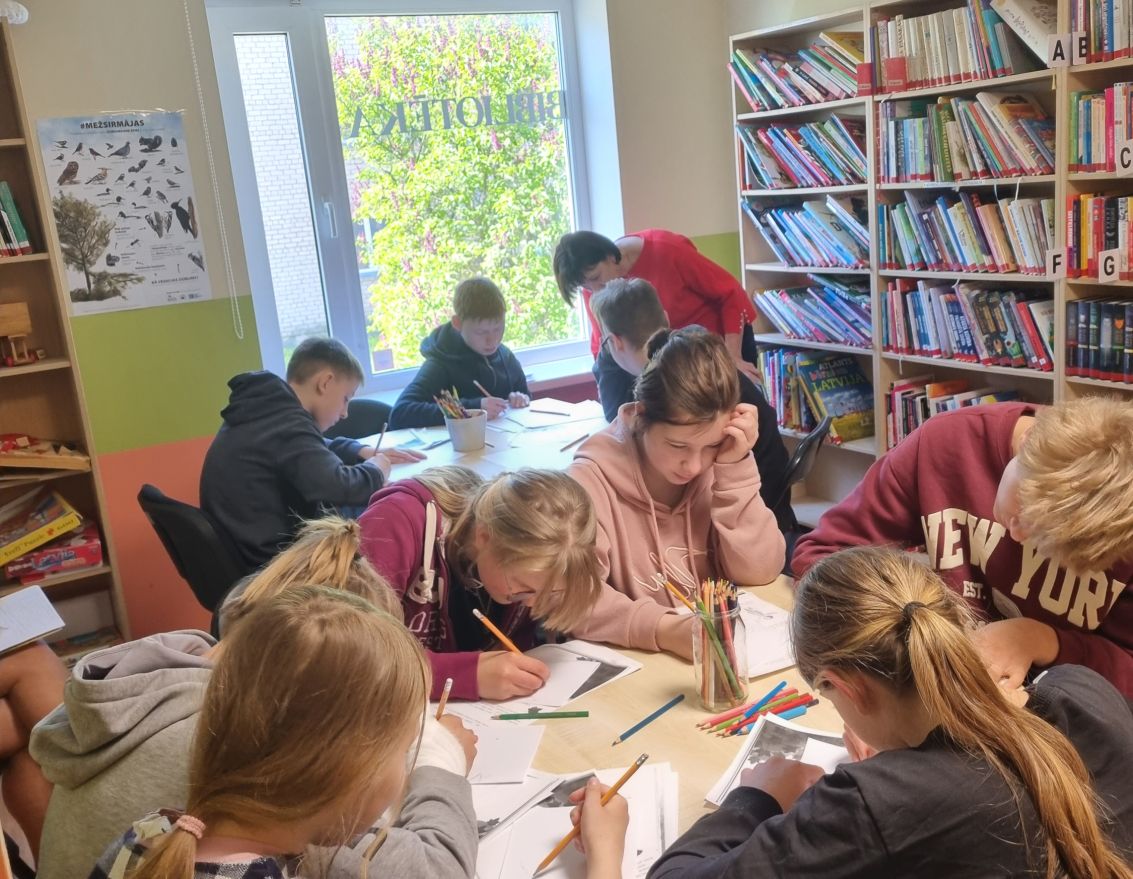 Bibliotekārā stunda sadarbībā ar Zālītes pamatskolu