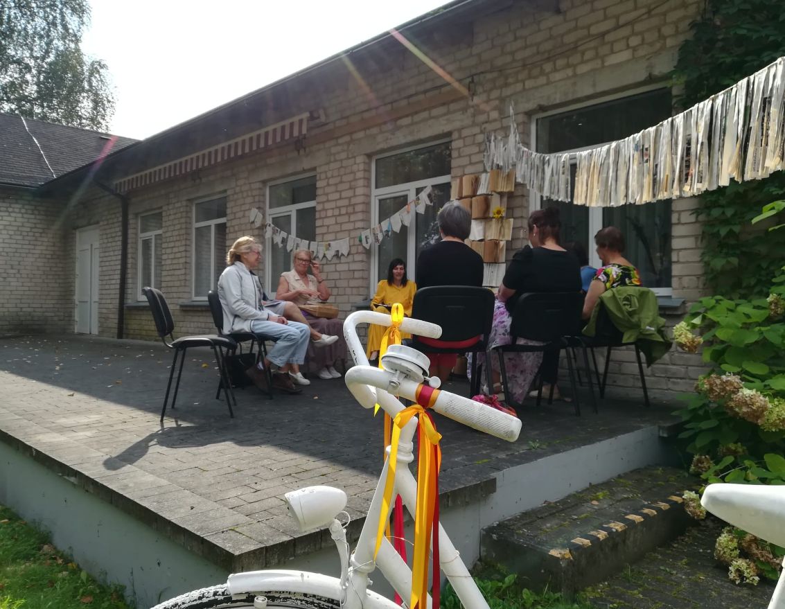 Lasītāju klubiņa "Lapa" tik&scaron;anās