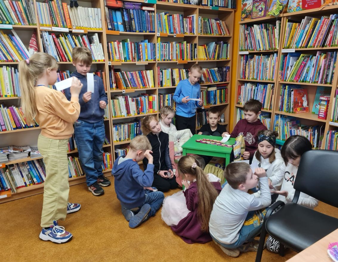 Bibliotēku nedēļa Vecumnieku pagasta bibliotēkā "Bibliotekārā stunda"