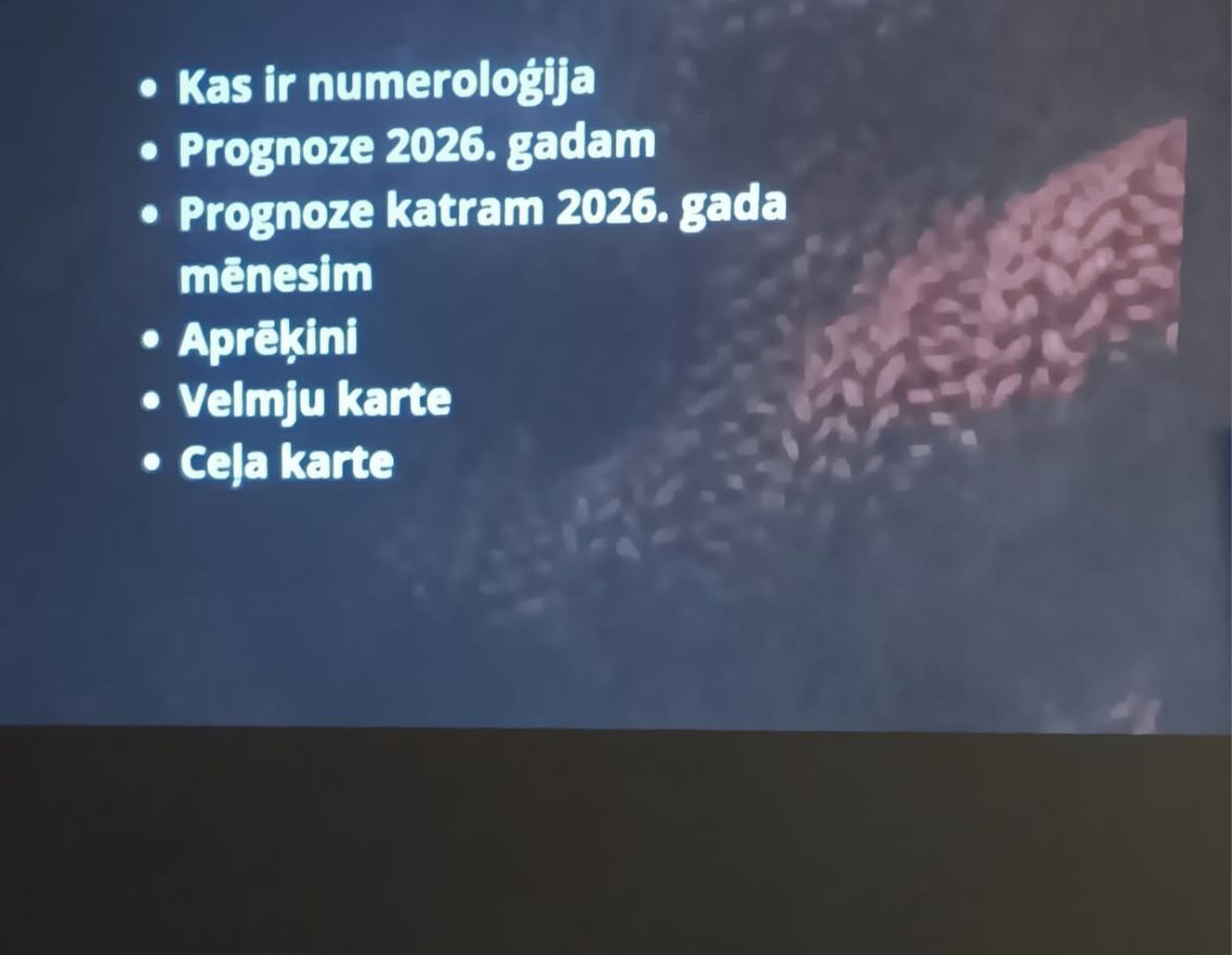 Numeroloģijas meistarklase ar Diānu Upelnieci