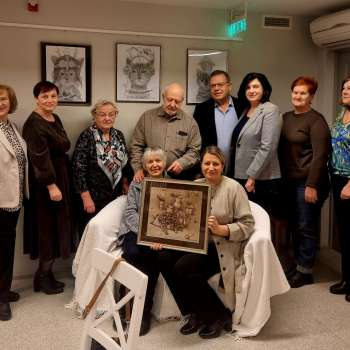 Tik&scaron;anās ar mākslinieci Tatjanu Paļčuku