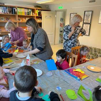 Tik&scaron;anās ar "Rūķī&scaron;u" grupas audzēkņiem