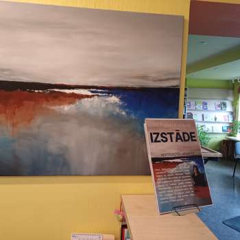 Inutas Kuļikauskas izstāde "Abstraktās ainavas"