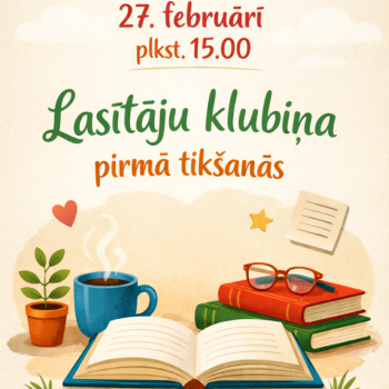 Lasītāju klubiņa pirmā tik&scaron;anās