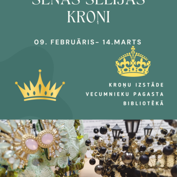"Sēlijas kroņi" Vecumieku pagasta bibliotēkā