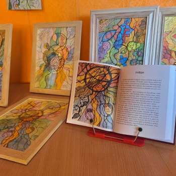 Ināras Ročānes neirografikas zīmējumu izstāde "Rūnavota plūdumā"