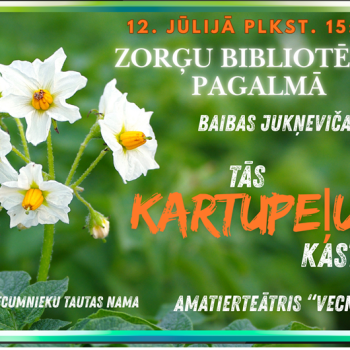  Amatierteātra "Vecmuiža" izrāde "Tās kartupeļu kastes..."