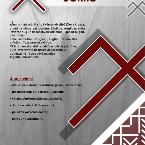 Latvju zīmes - spēks un atbalsts