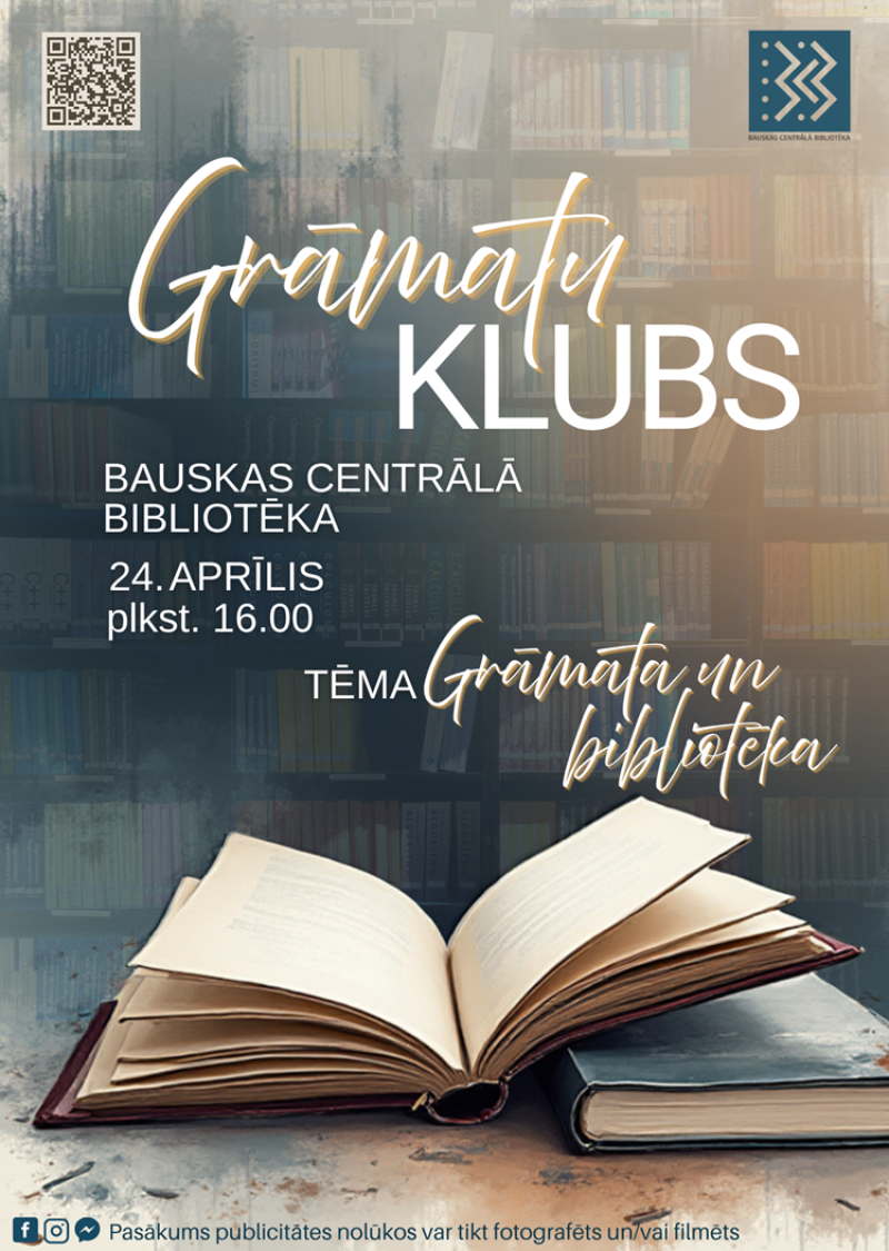 Grāmatu kluba tik&scaron;anās aprīlī