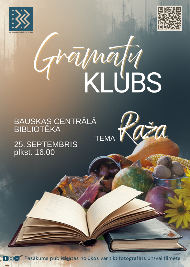 Grāmatu klubs septembrī