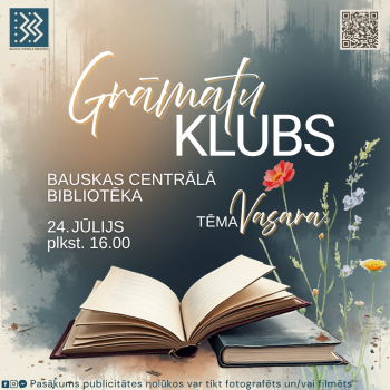 Grāmatu kluba tik&scaron;anās jūlijā