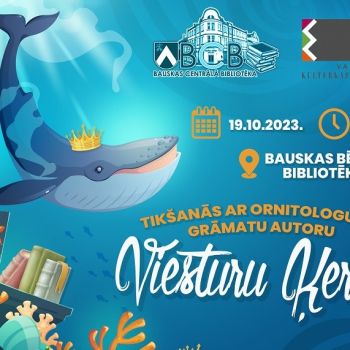 Literatūras un fantāzijas virpuļos &ndash; tik&scaron;anās ar ornitologu un grāmatu autoru Viesturu Ķerus