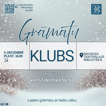 Grāmatu kluba tik&scaron;anās decembrī